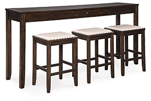 Rokane Counter Height Dining Table and Bar Stools (Set of 4), , large