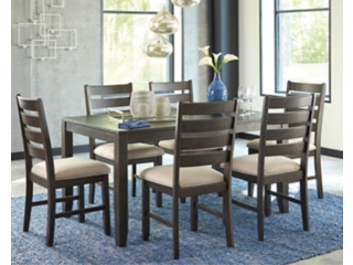 Ashley furniture bridson gray deals 6 piece dining set