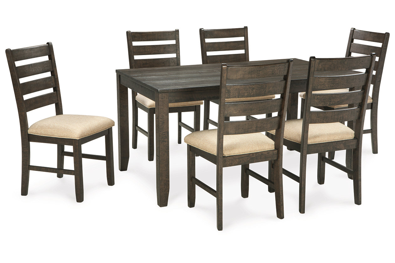 Rokane Dining Room Table And Chairs Set Of 7 Ashley Furniture