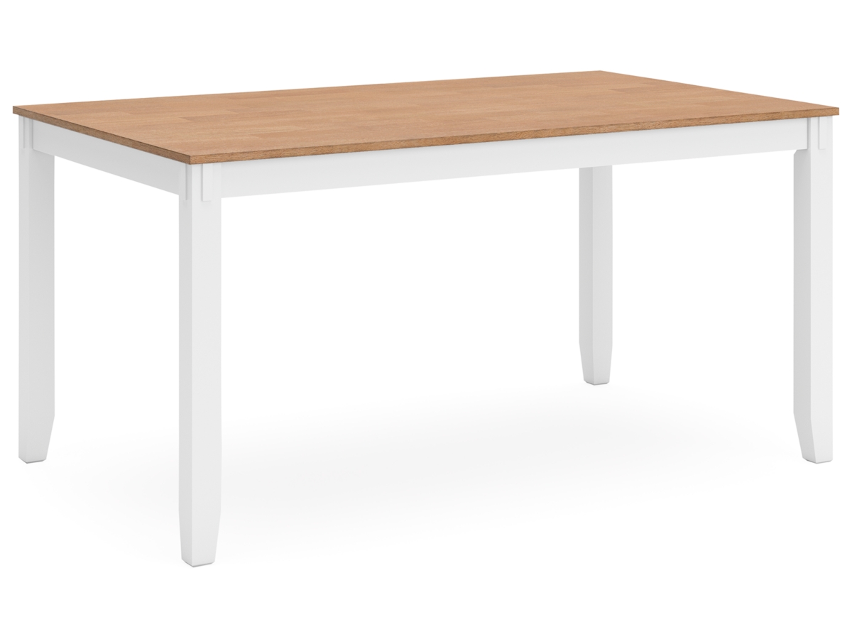 Gesthaven Dining Table with 4 Chairs and Bench (Set of 6)