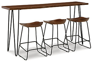 Wilinruck Counter Height Dining Table and 3 Barstools, , large