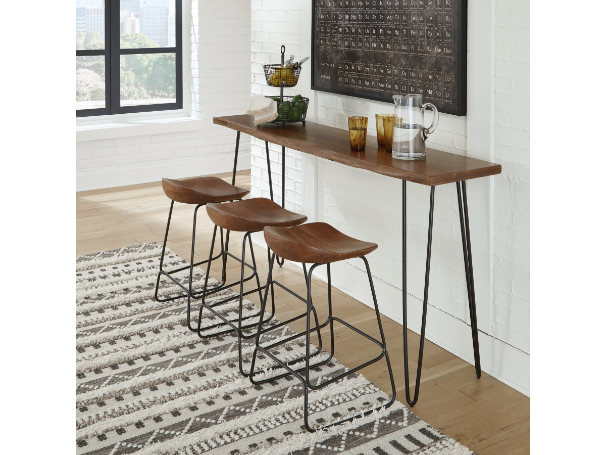 Counter height narrow table with stools hotsell