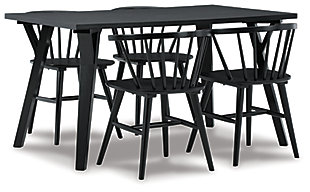Otaska Dining Table and 4 Chairs, , large