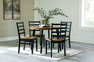 Blondon Dining Table and 4 Chairs (Set of 5), , rollover