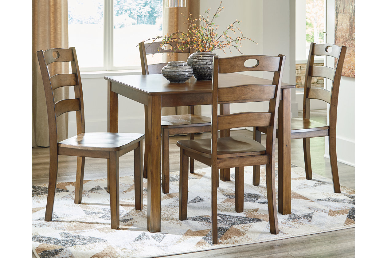 Hazelteen Dining Table And Chairs Set Of 5 Ashley Furniture HomeStore