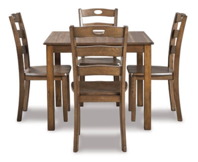 Hazelteen Dining Room Table And Chairs Set Of 5 Ashley