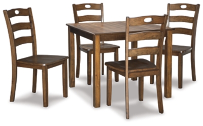 Hazelteen Dining Room Table And Chairs Set Of 5 Ashley