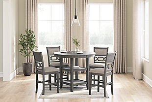 Wrenning Counter Height Dining Table and 4 Barstools (Set of 5), , rollover
