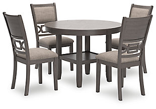 Wrenning Dining Table and 4 Chairs (Set of 5), , large