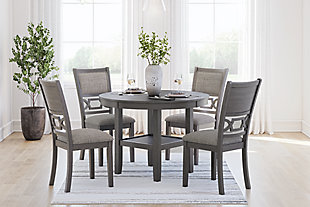 Wrenning Dining Table and 4 Chairs (Set of 5), , rollover