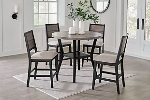 Corloda Counter Height Dining Table and 4 Barstools (Set of 5), , rollover