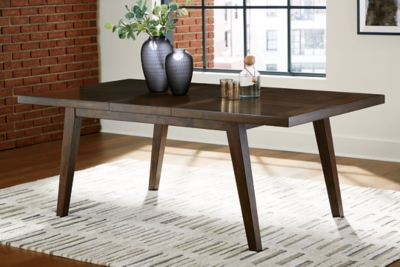 Zumbado Dining Extension Table, Brown, Wood