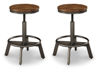 Torjin Adjustable Counter Height Backless Stool