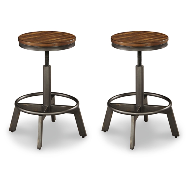 Torjin Adjustable Counter Height Backless Stool