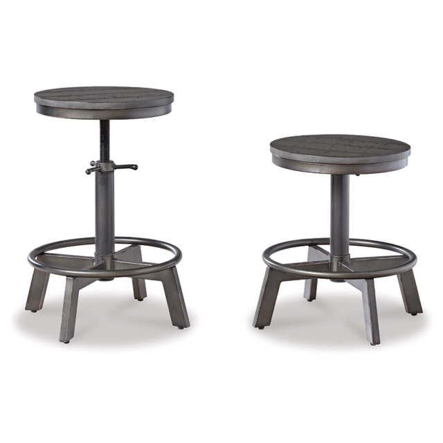 Torjin Adjustable Counter Height Backless Stool