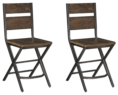 Kavara Counter Height Ladderback Bar Stool | Ashley