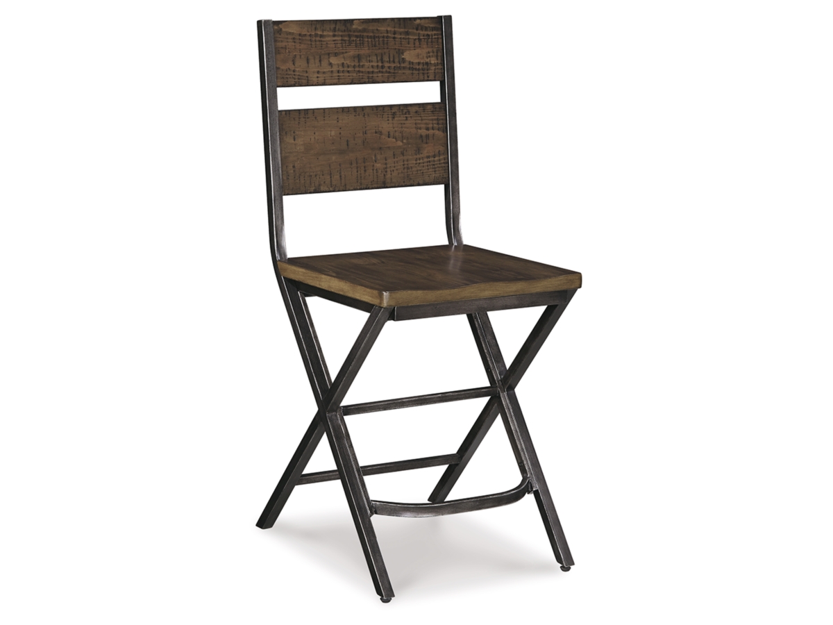 Kavara Counter Height Ladderback Bar Stool | Ashley