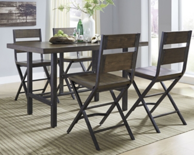 APG-D469-134 Kavara Counter Height Dining Table and 4 Barstools sku APG-D469-134