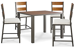 Stellany Counter Height Dining Table and 4 Barstools, , rollover