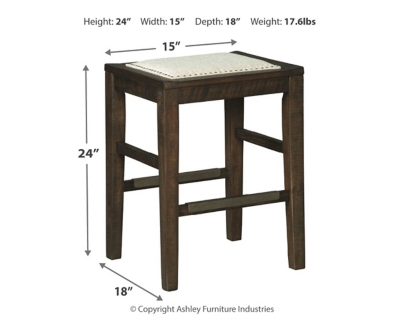 Hallishaw Counter Height Dining Table and 2 Barstools | Ashley