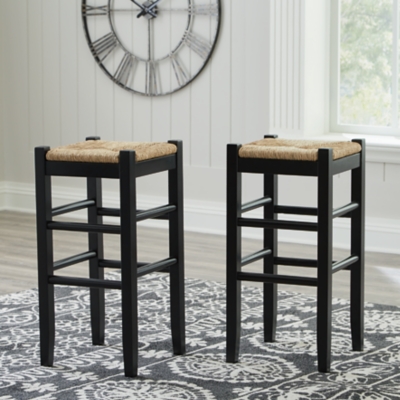 D508-130 Mirimyn Bar Height Backless Bar Stool with Woven S sku D508-130