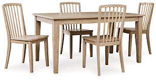 Gleanville Dining Table and 4 Chairs, , large