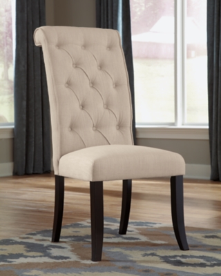 Tripton Dining Chair, Linen, large