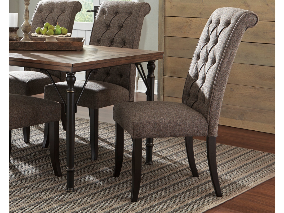 Ashley furniture upholstered dining chairs sale