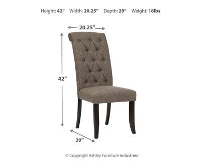 Tripton Dining Chair, Graphite, large