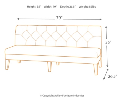 Tripton Dining Bench | Ashley