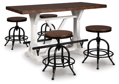 APG-D546-134 Valebeck Counter Height Dining Table and 4 Barstoo sku APG-D546-134