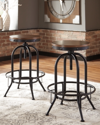 Ashley discount bar chairs