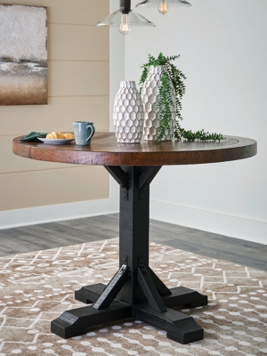 Valbeck Round Counter Height Dining Table, Multi