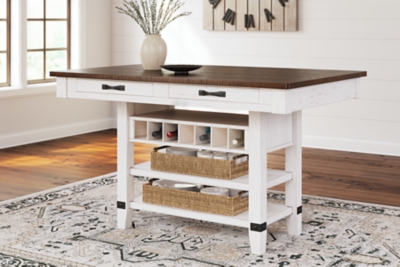 Counter dining table online with storage