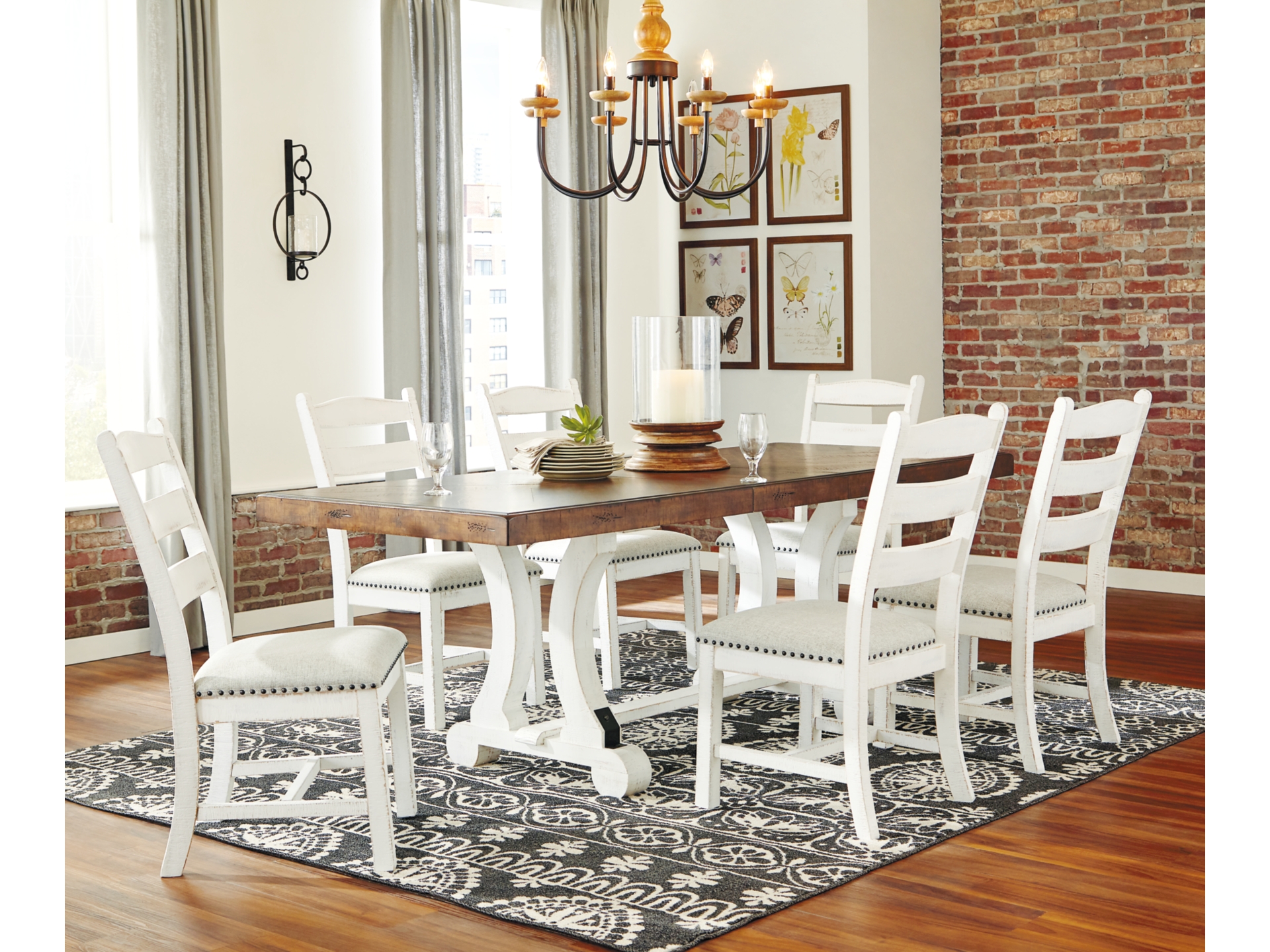 Image 0 of Valebeck Dining Table and 6 Chairs