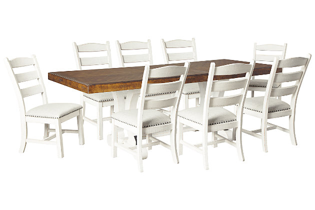 Valebeck Dining Table And 8 Chairs Set Ashley Furniture Homestore