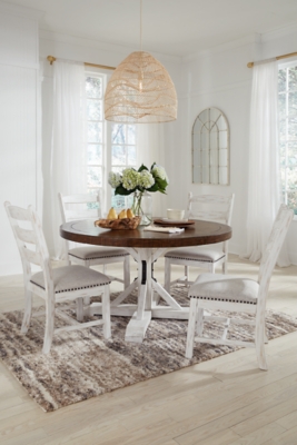 White dining best sale set with bench