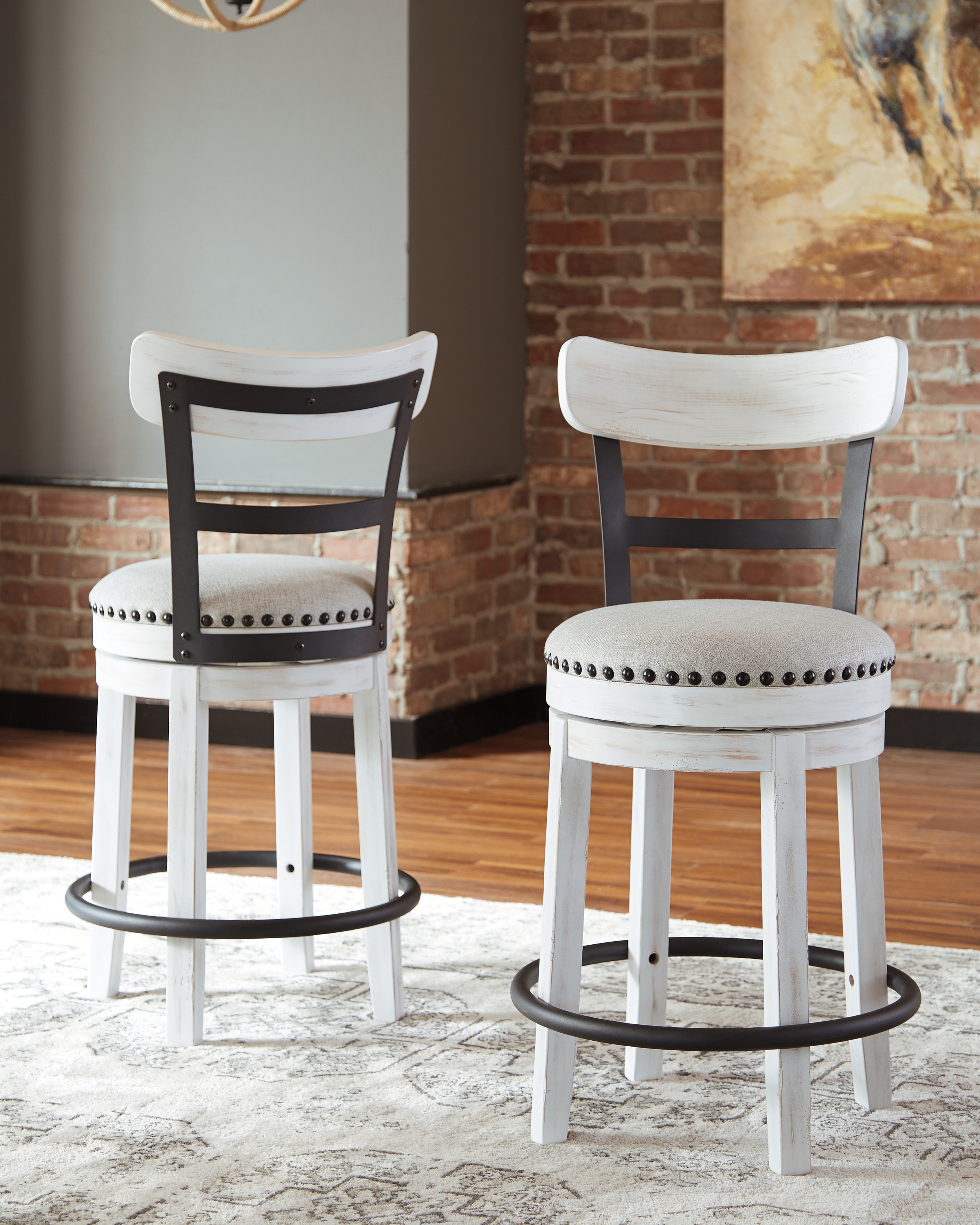 counter height bar stool height on Valebeck Counter Height Bar Stool Furniture Den