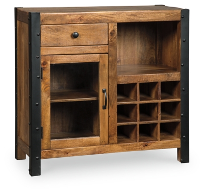 Glosco Wine Cabinet Ashley Furniture Homestore