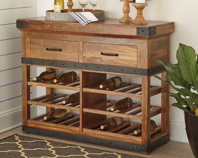 Wine cabinet ashley furniture new arrivals