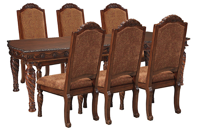 North Shore Dining Table and 6 Chairs Set | Ashley ...