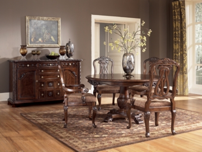 Ashley north shore dining room 2024 set