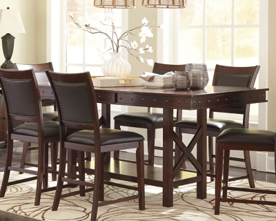 Ashley furniture discount tall dining table