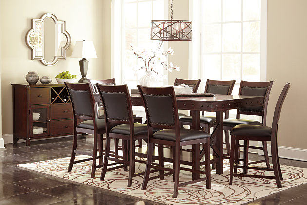 Collenburg Counter Height Dining Table, 8 Chair Counter Height Dining Table