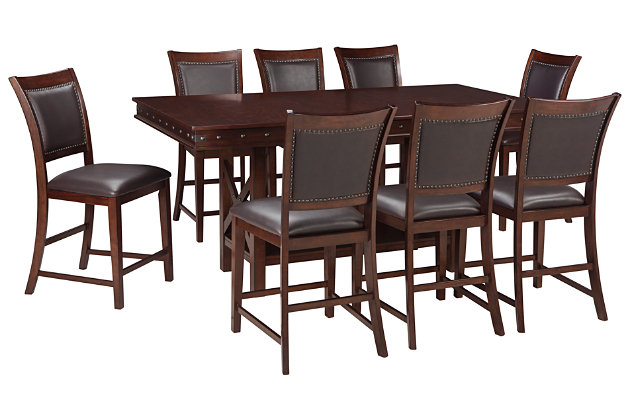 Collenburg Counter Height Dining Table, 8 Chair Counter Height Dining Table