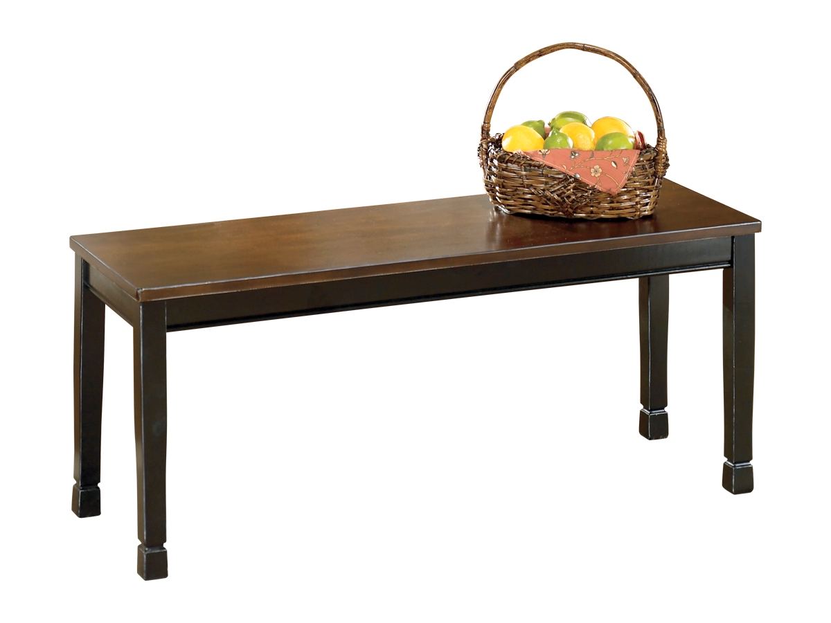 Owingsville Dining Bench - Black/Brown - (D580-00) Owingsville Dining Bench - Black/Brown - (D580-00)
