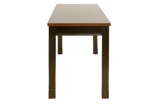 A welcome seating solution for the table or any room in the home. Owingsville's contrasting seat and legs complement a plenitude of spaces and design schemes.Made of veneers, wood and engineered wood | Assembly required | Two-tone finish