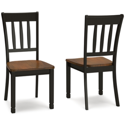 Owingsville Dining Chair, Black/Brown, large