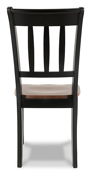 The classic ladderback chair is more in style than ever—and doesn’t the Owingsville dining room side chair bring it back in brilliant fashion. It dons a subtle two-tone finish for a look that’s equally homey and sophisticated. Vintage inspiration at its best.Made of veneers, wood and engineered wood | Assembly required | Two-tone finish | Excluded from promotional discounts and coupons