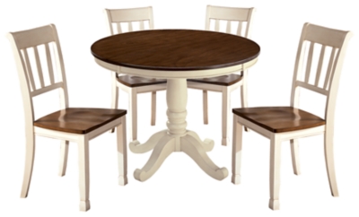 Whitesburg Dining Table And 4 Chairs Set Ashley Furniture Homestore